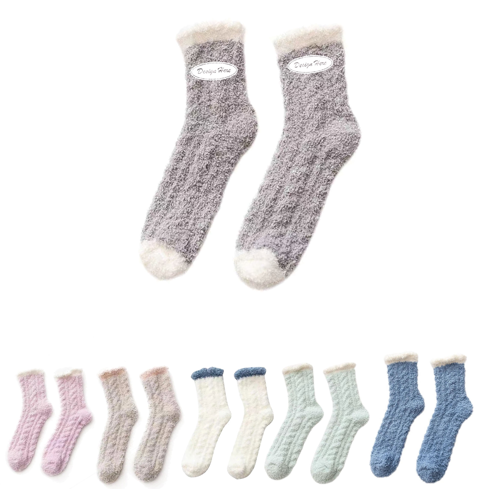 Cozy Winter Fuzzy Socks, Soft Plush Slippers & Gift Stockings 3