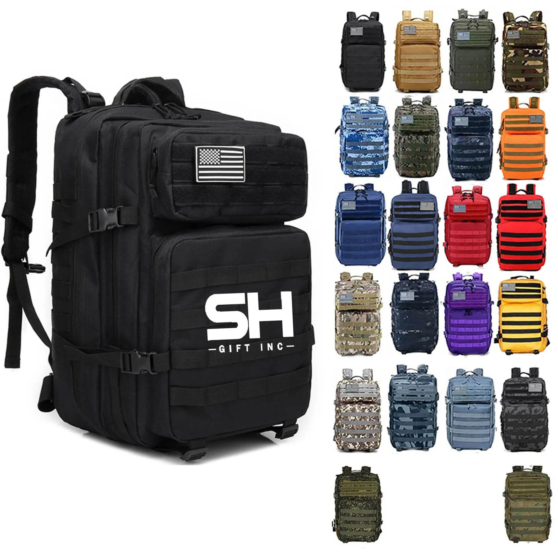 45L Waterproof Tactical Backpack 2