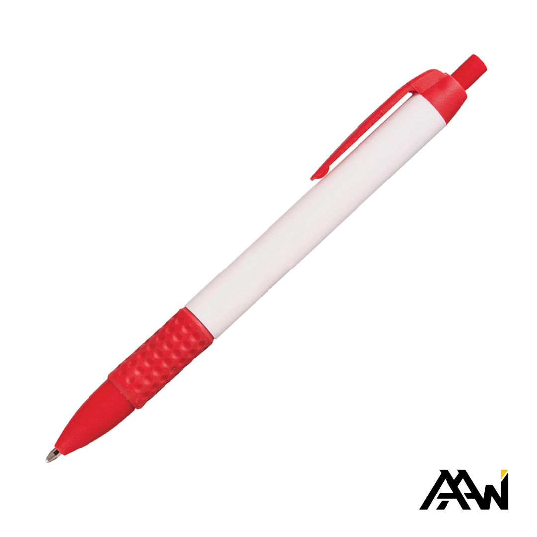 Widebody Grip Pen Glossy White Barrel - Matte 6