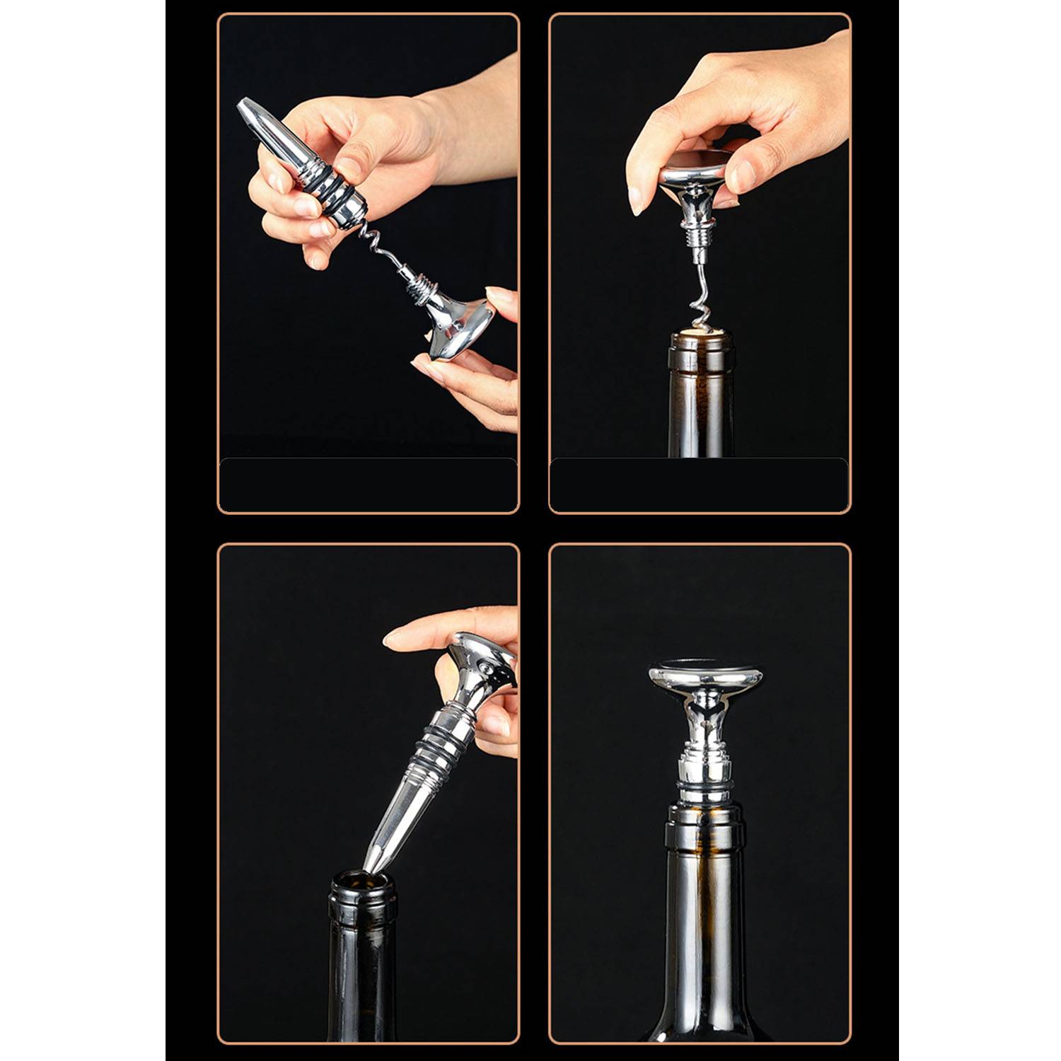 Zinc Alloy Multifunction Bottle Opener 3