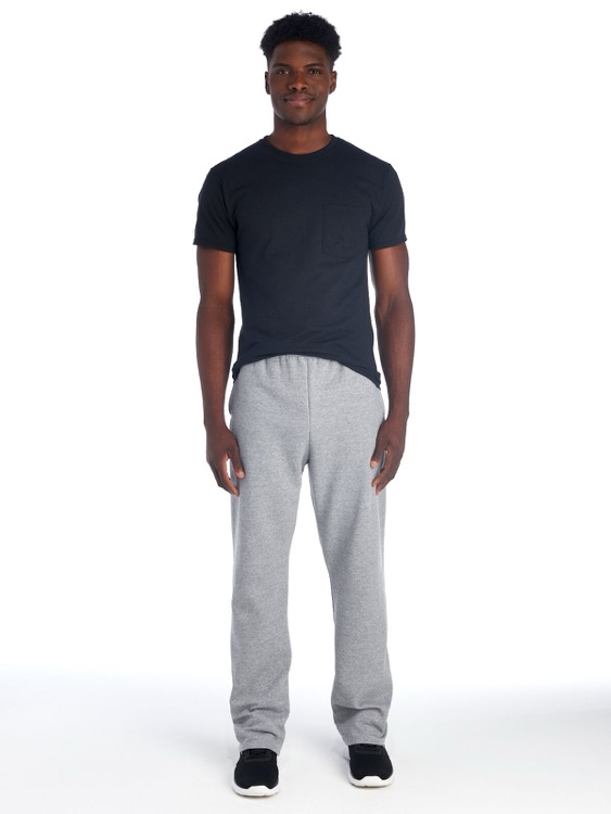 JERZEES NuBlend® Pocketed Open-Bottom Sweatpants 10