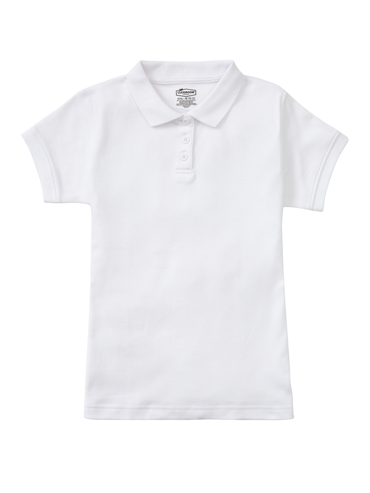 Classroom Uniforms - Girls' Short Sleeve Fitted Interlock Polo
