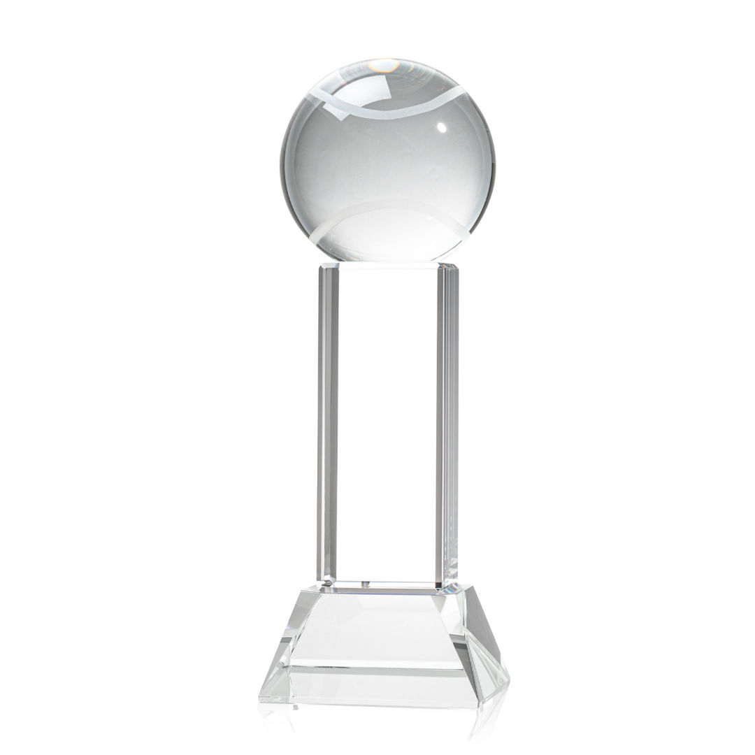 Tennis Ball VividPrint™ Award on Stowe - Clear 2