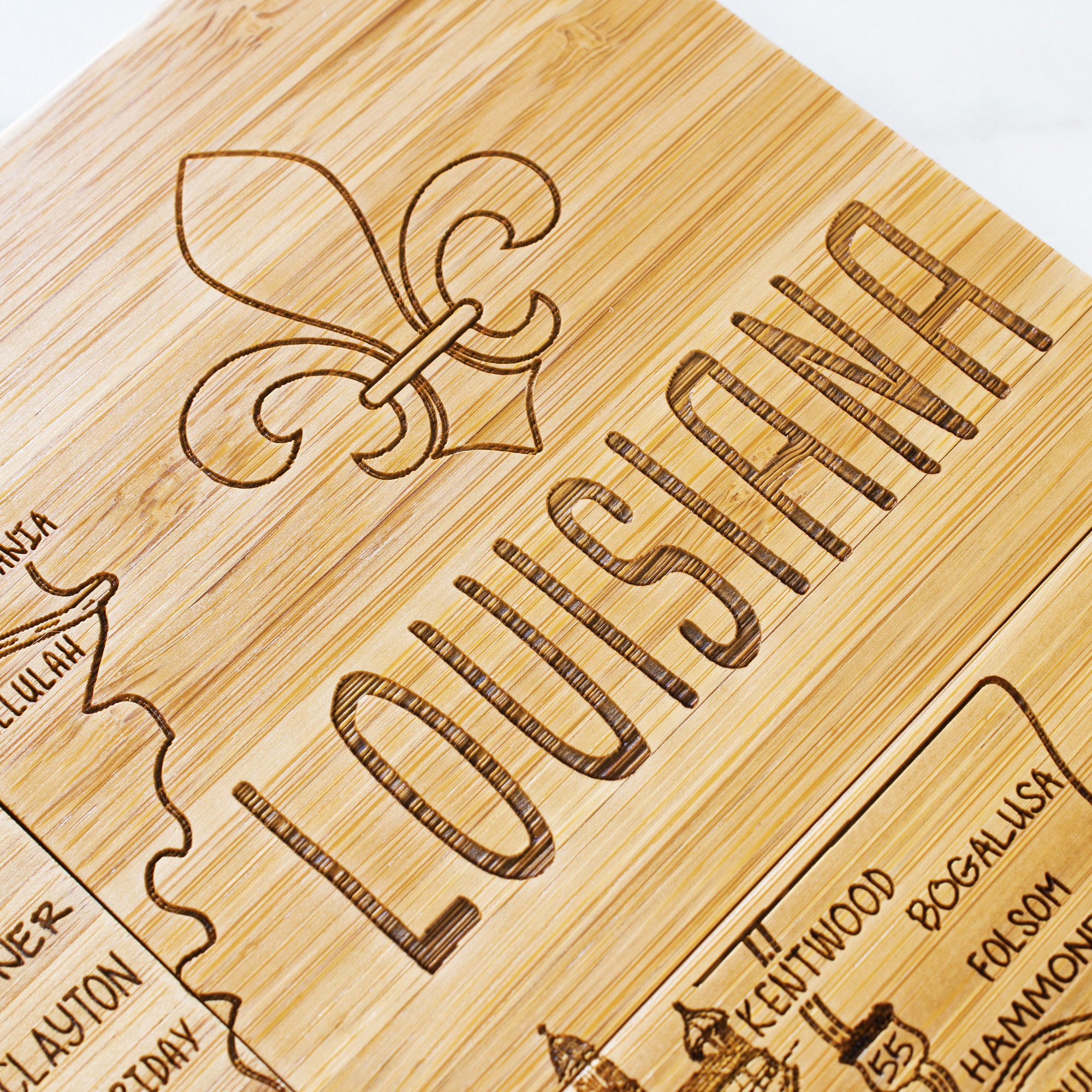 Louisiana Puzzle Coaster Set 7