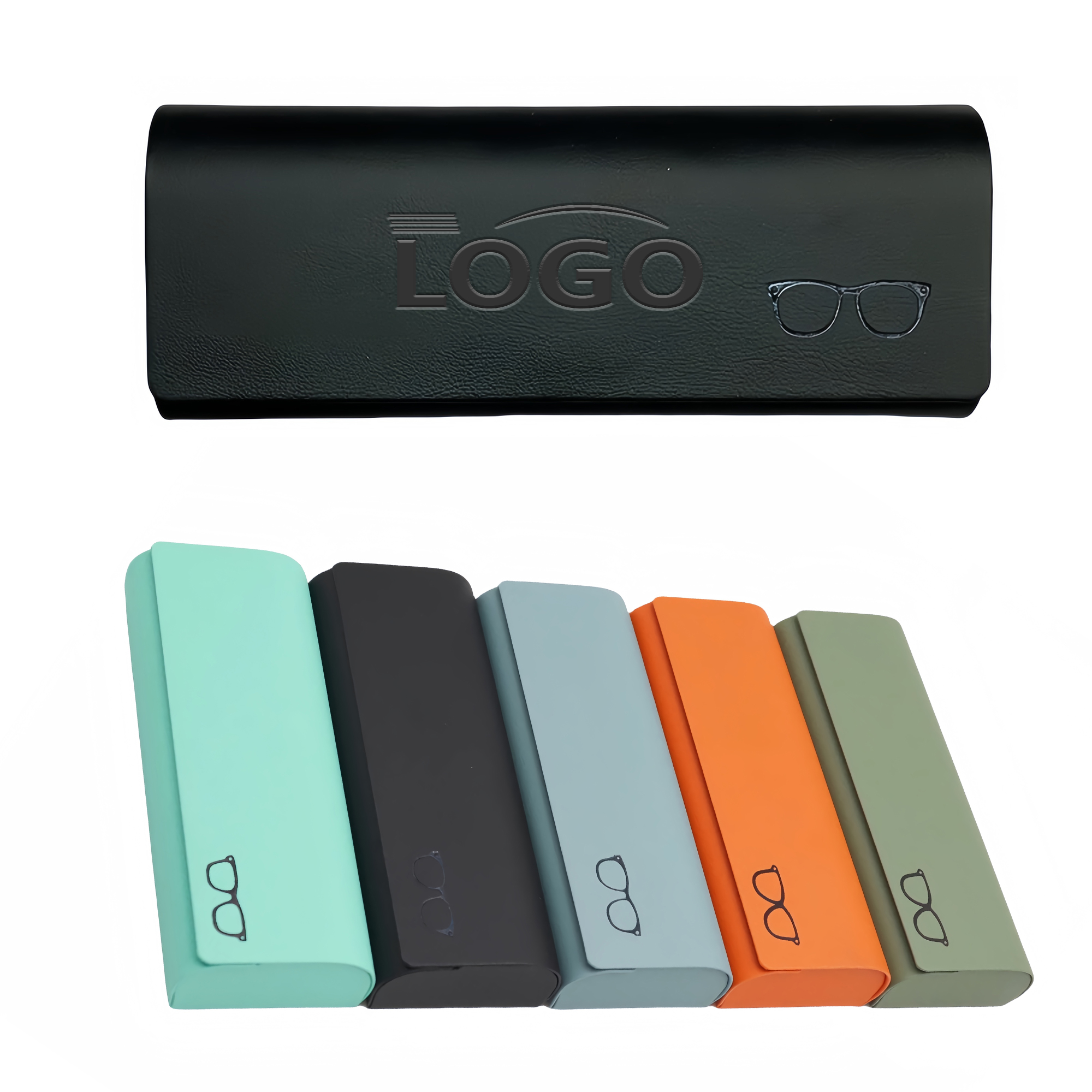 High quality metal eyeglass case with customizable logo 2