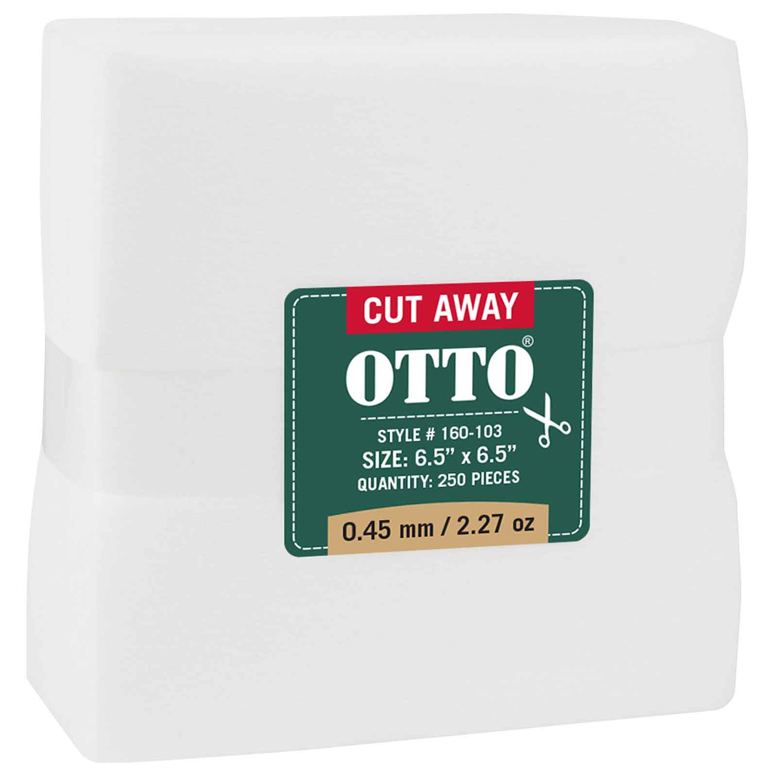 OTTO Embroidery Stabilizer Backing Cut Away Sheets 1