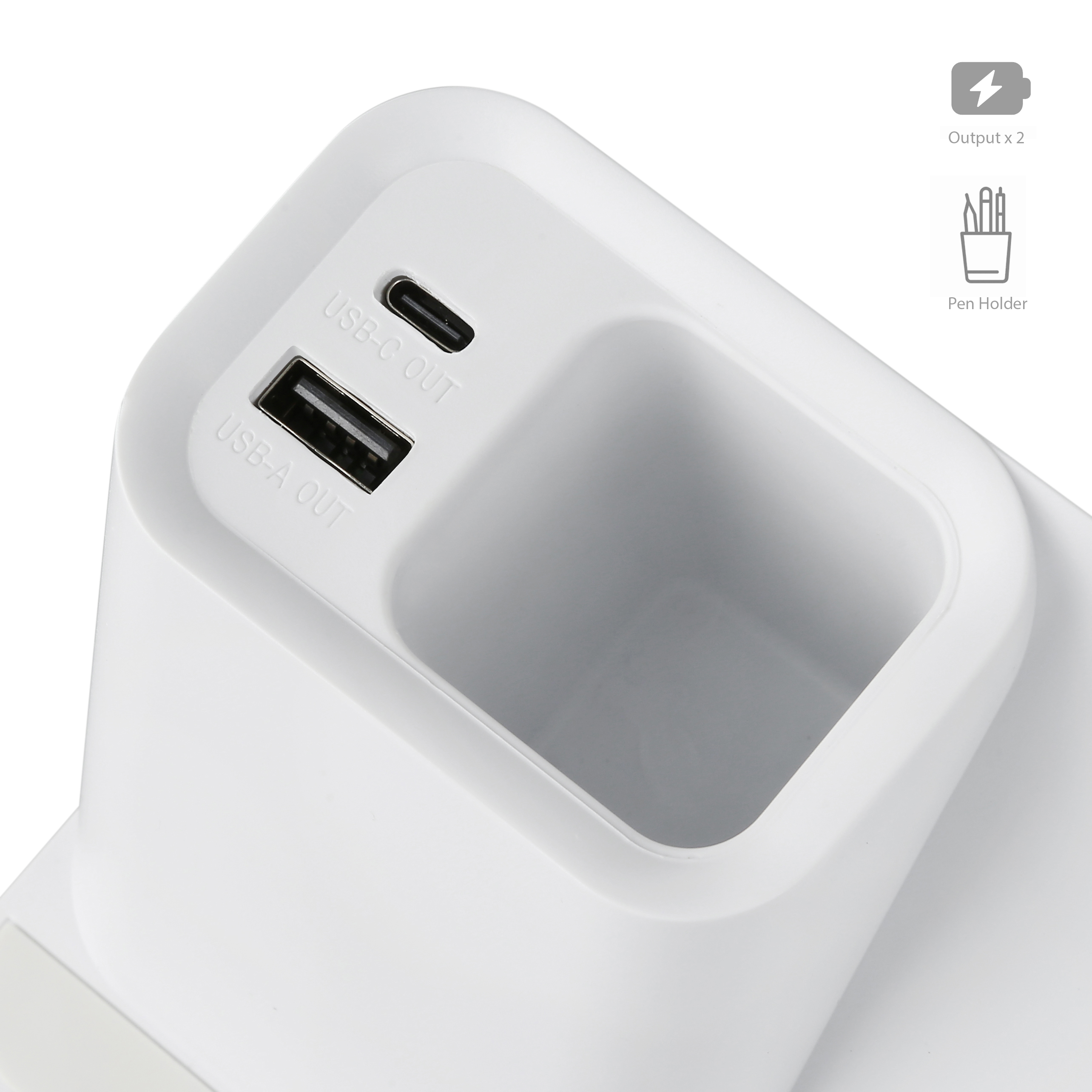 Multi-Function Wireless Charging Pen Holder 2