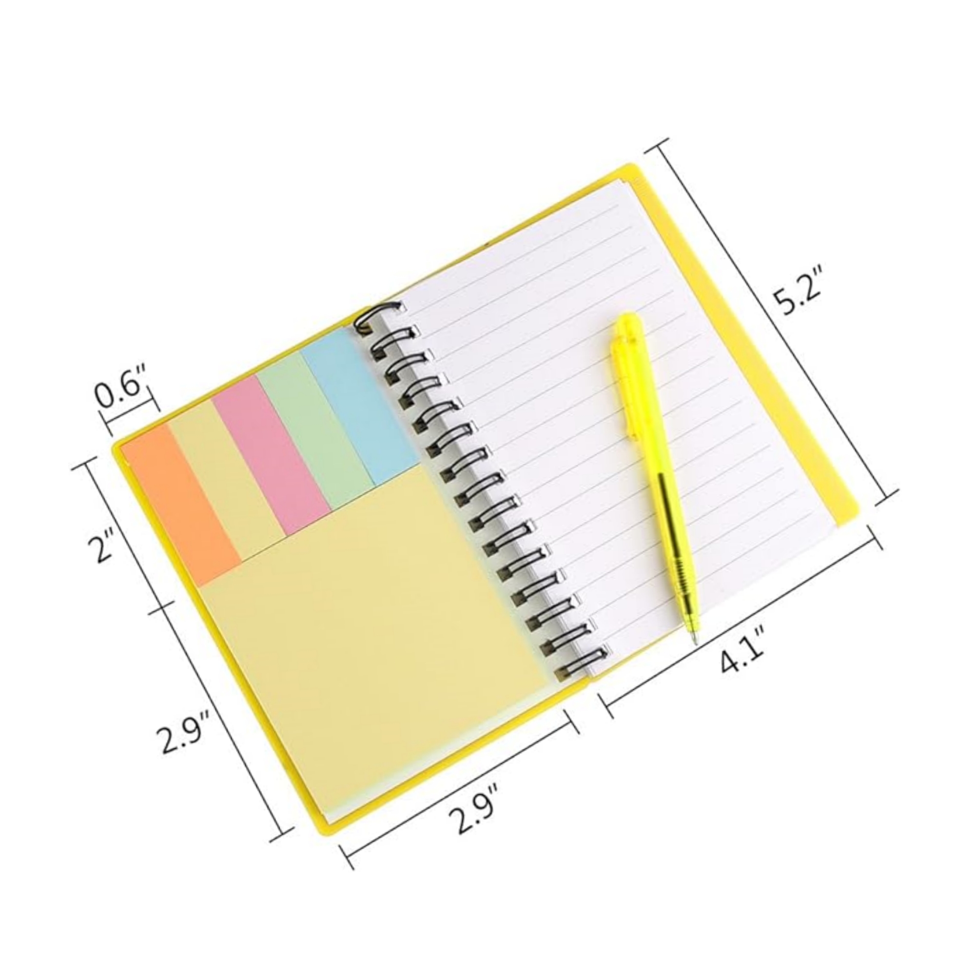 Steno Notepad With Pen And Sticky Notes 9