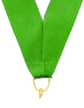 0.875" x 30" Neon Green Gold Snap Clip Stock 1