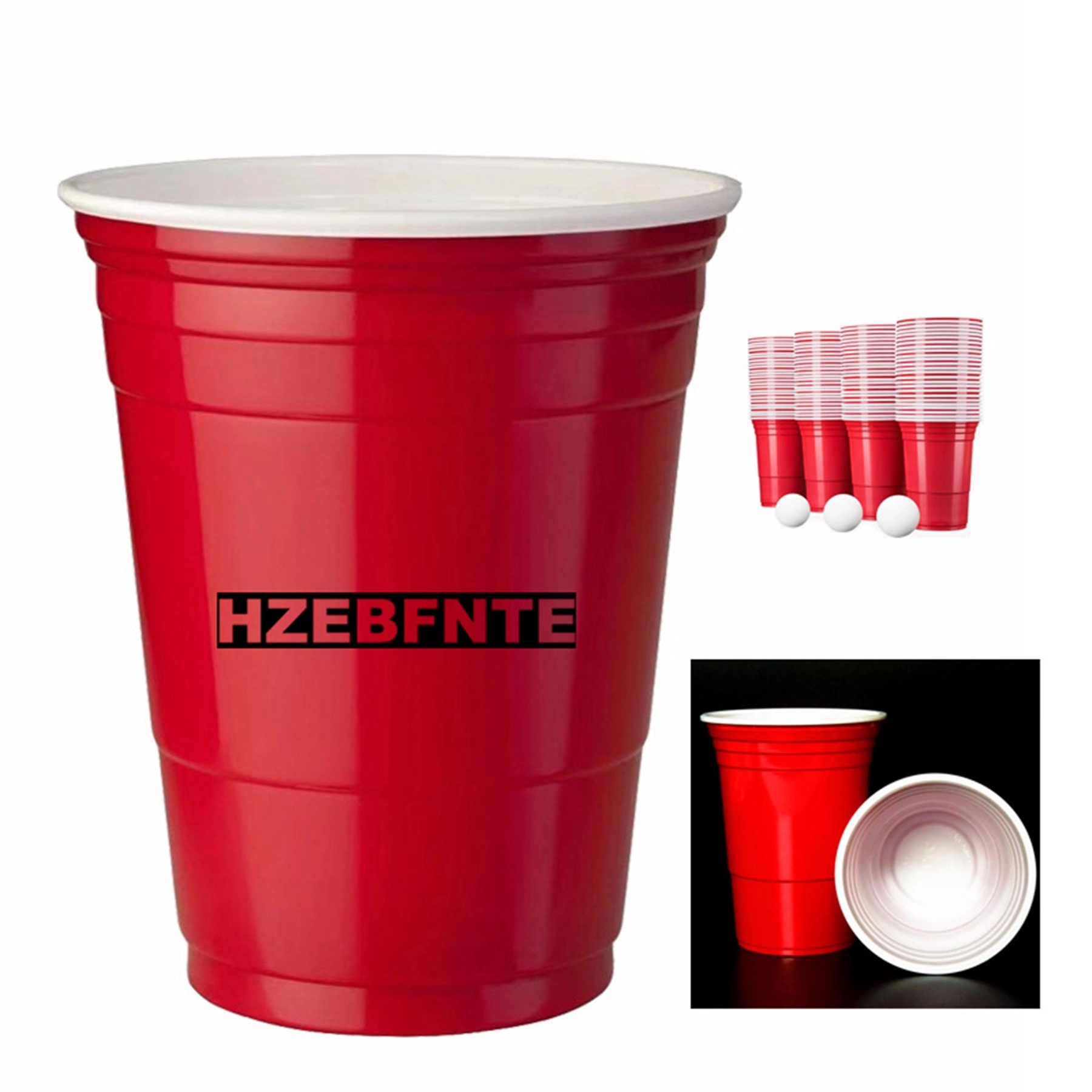 16 Oz Disposable Plastic Cups 1