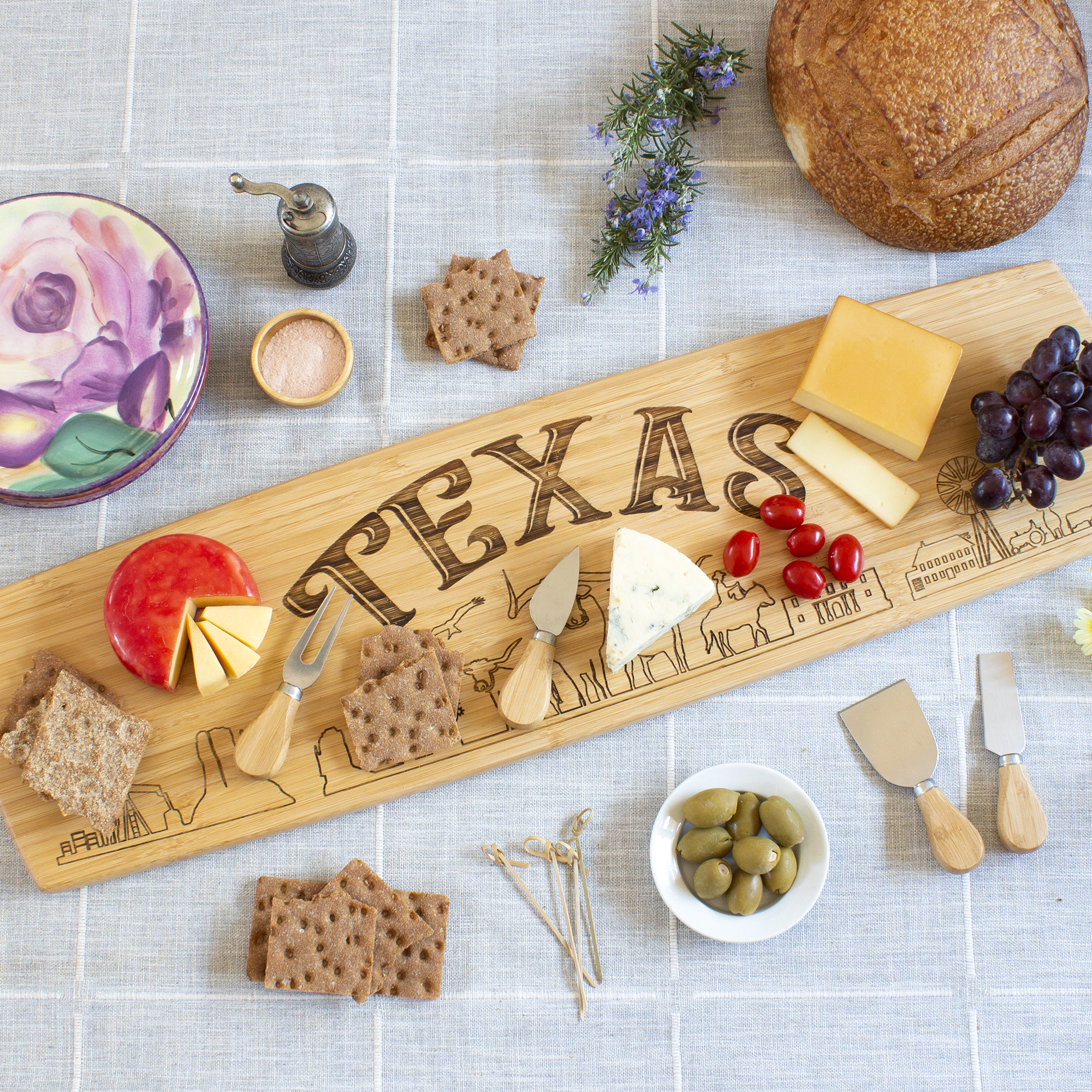 Texas State Charcuterie Board 2