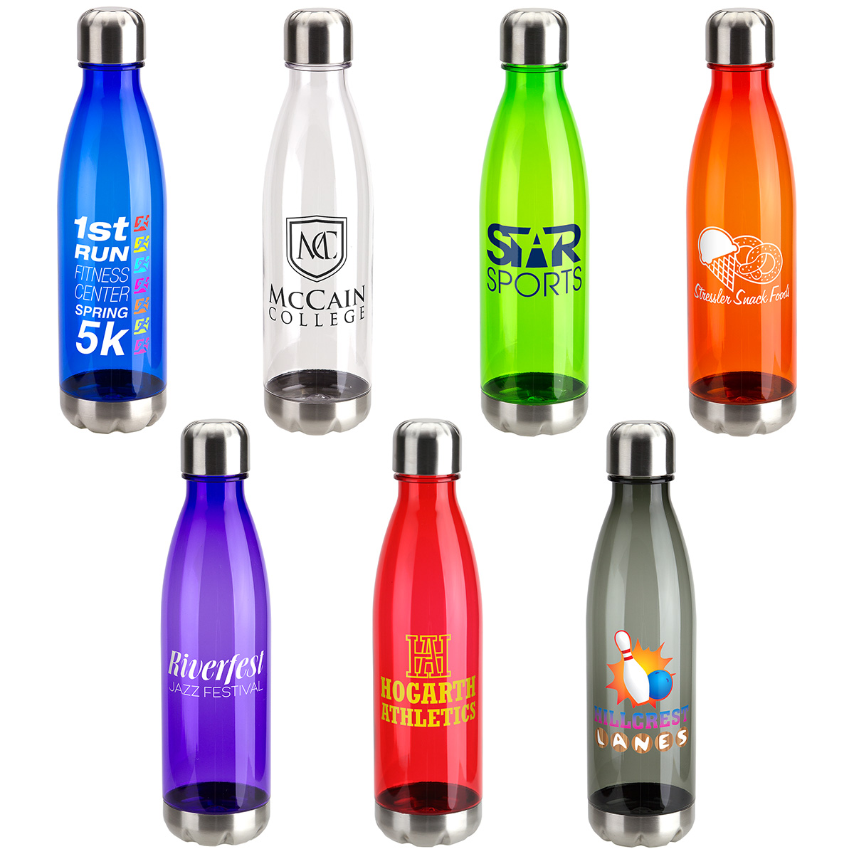 Bayside 25 oz Tritan® Bottle with Stainless Base and Cap 8