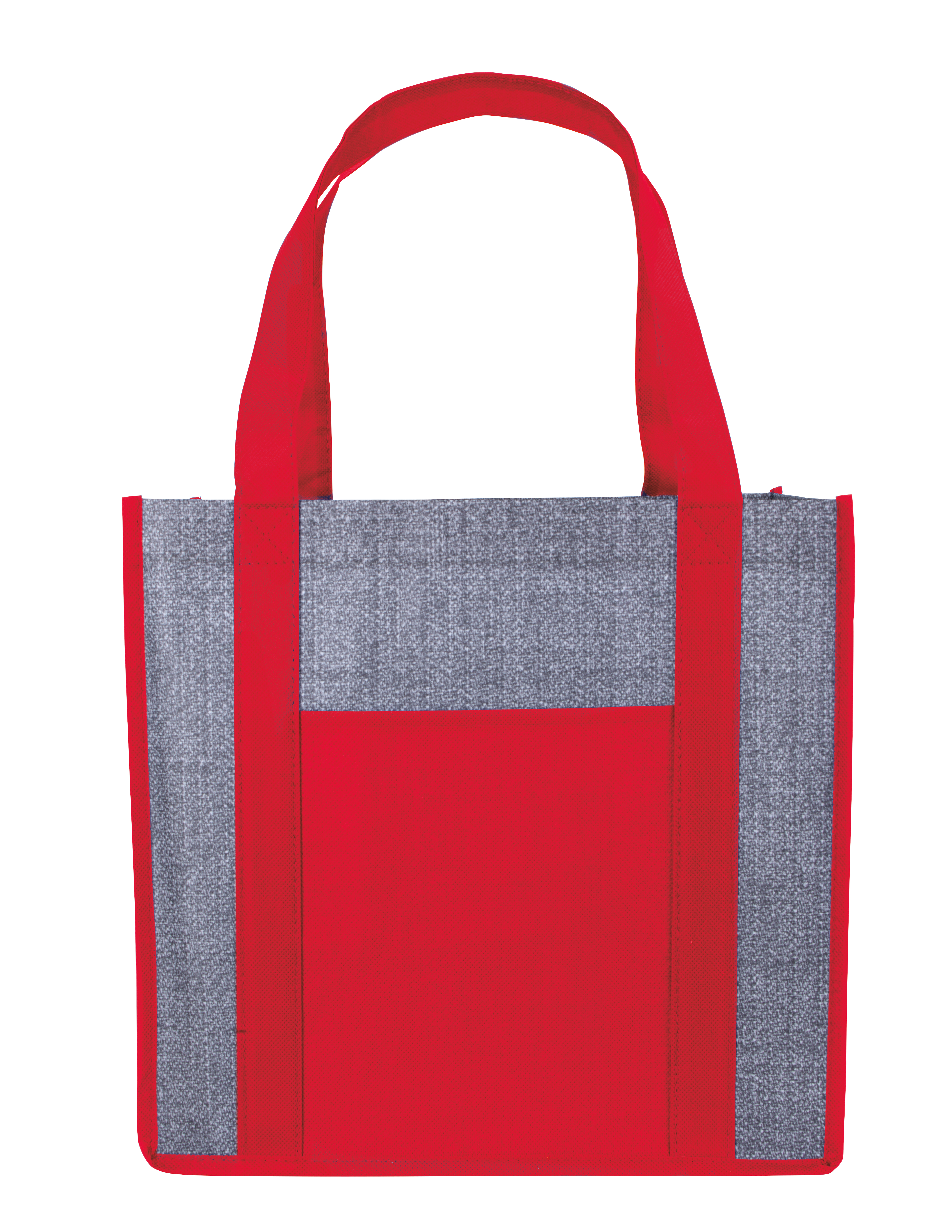 Good Value™ Laminated Heathered Non-Woven Grocery Tote 10