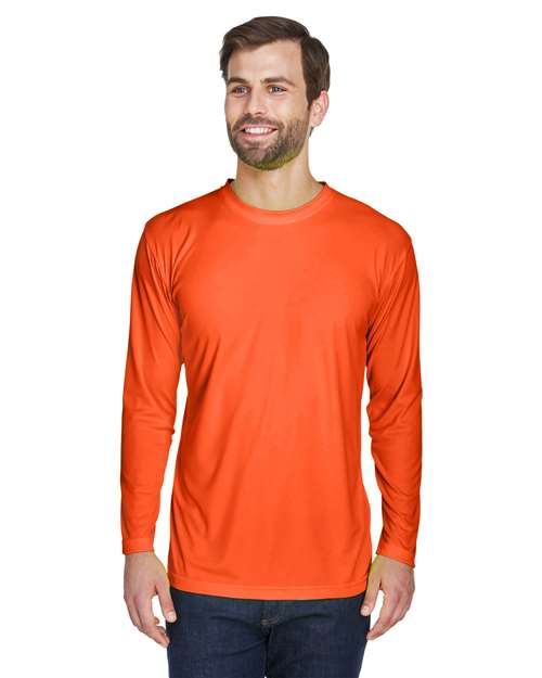 Men's Cool & Dry Sport Long Sleeve Performance Interlock T-Shirt - 8422 23