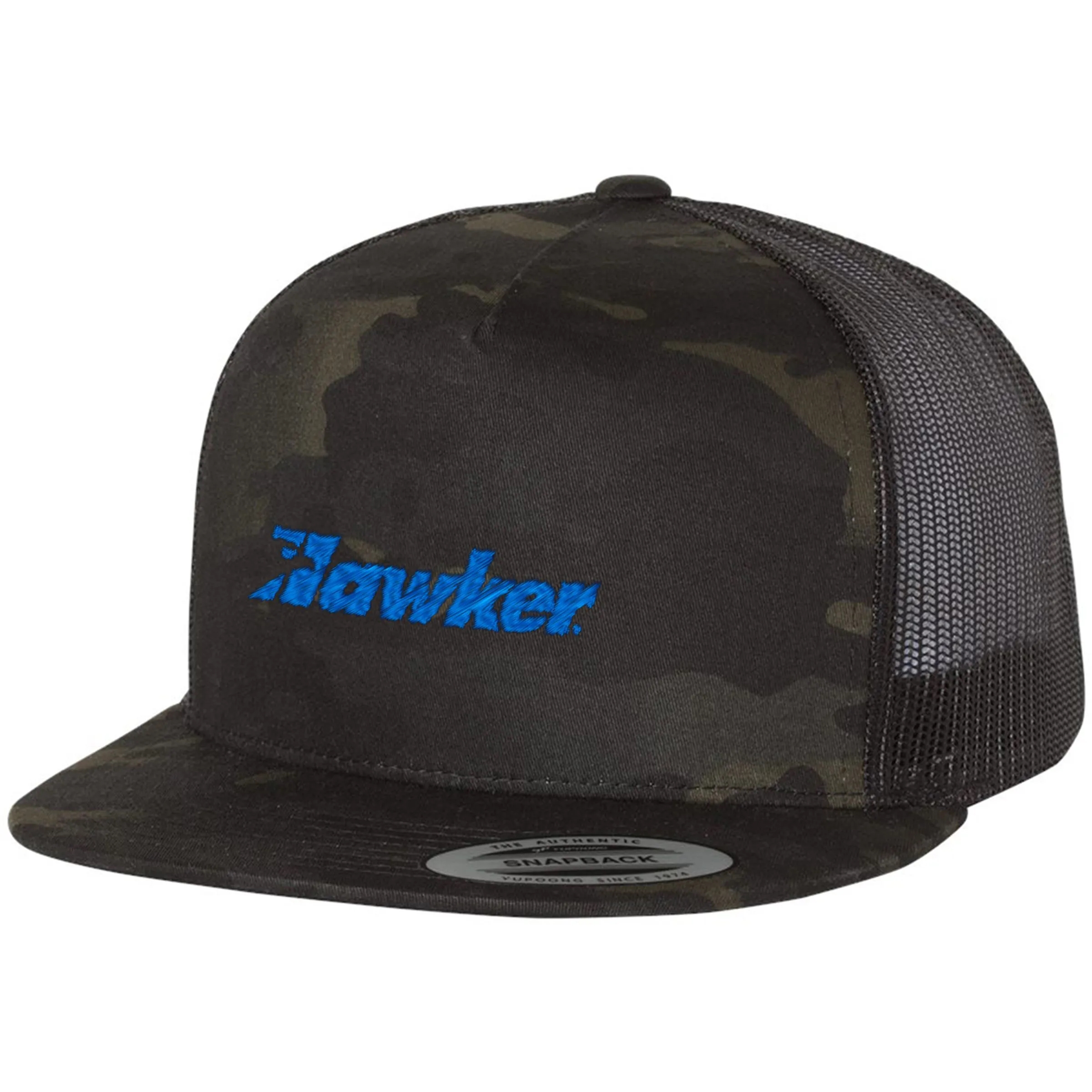 YUPOONG-CLASSIC FLAT BILL TRUCKER CAP 19