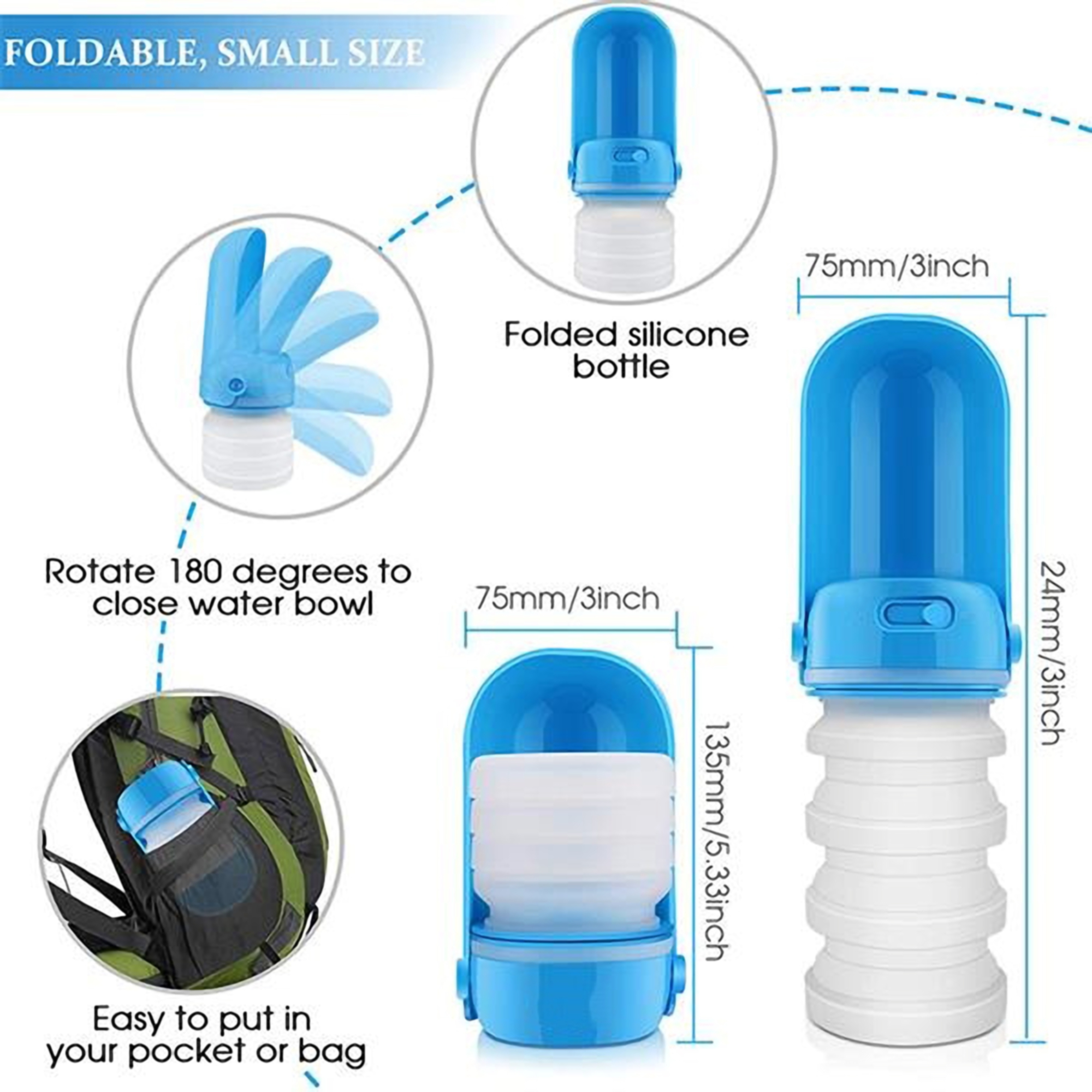 Travel Pet Water Bottle 3