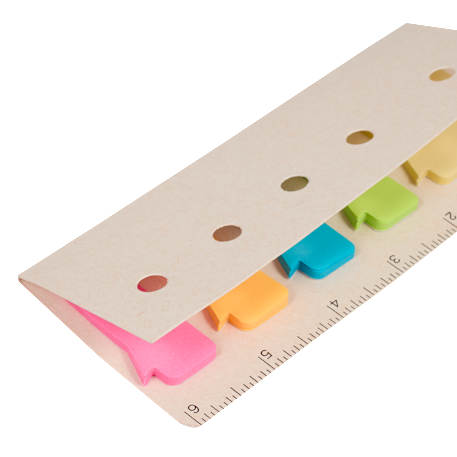 Recycled Milk Carton Sticky Notes & Ruler Pad 6