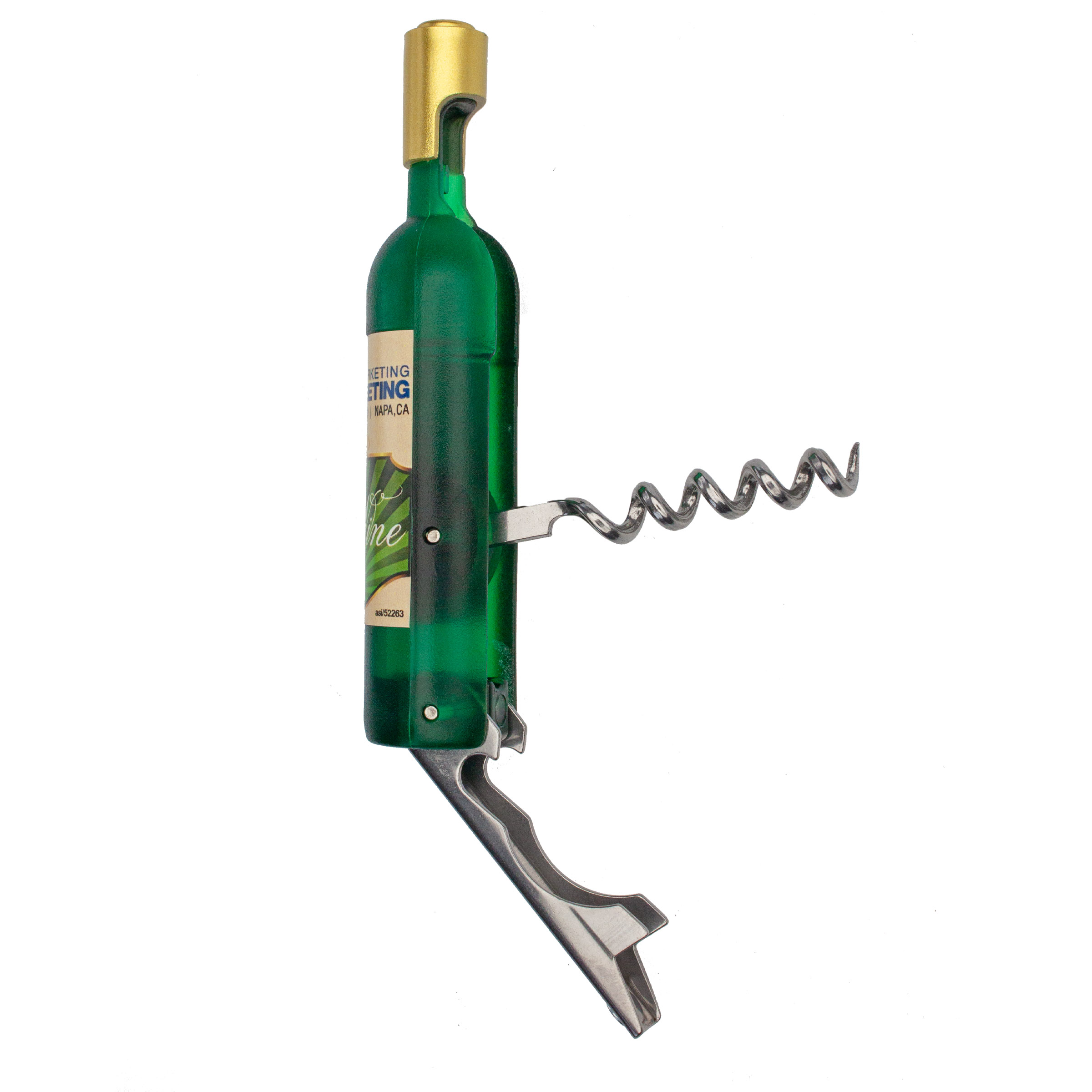 Wine Corkscrew Dual Function Bottle Opener 12