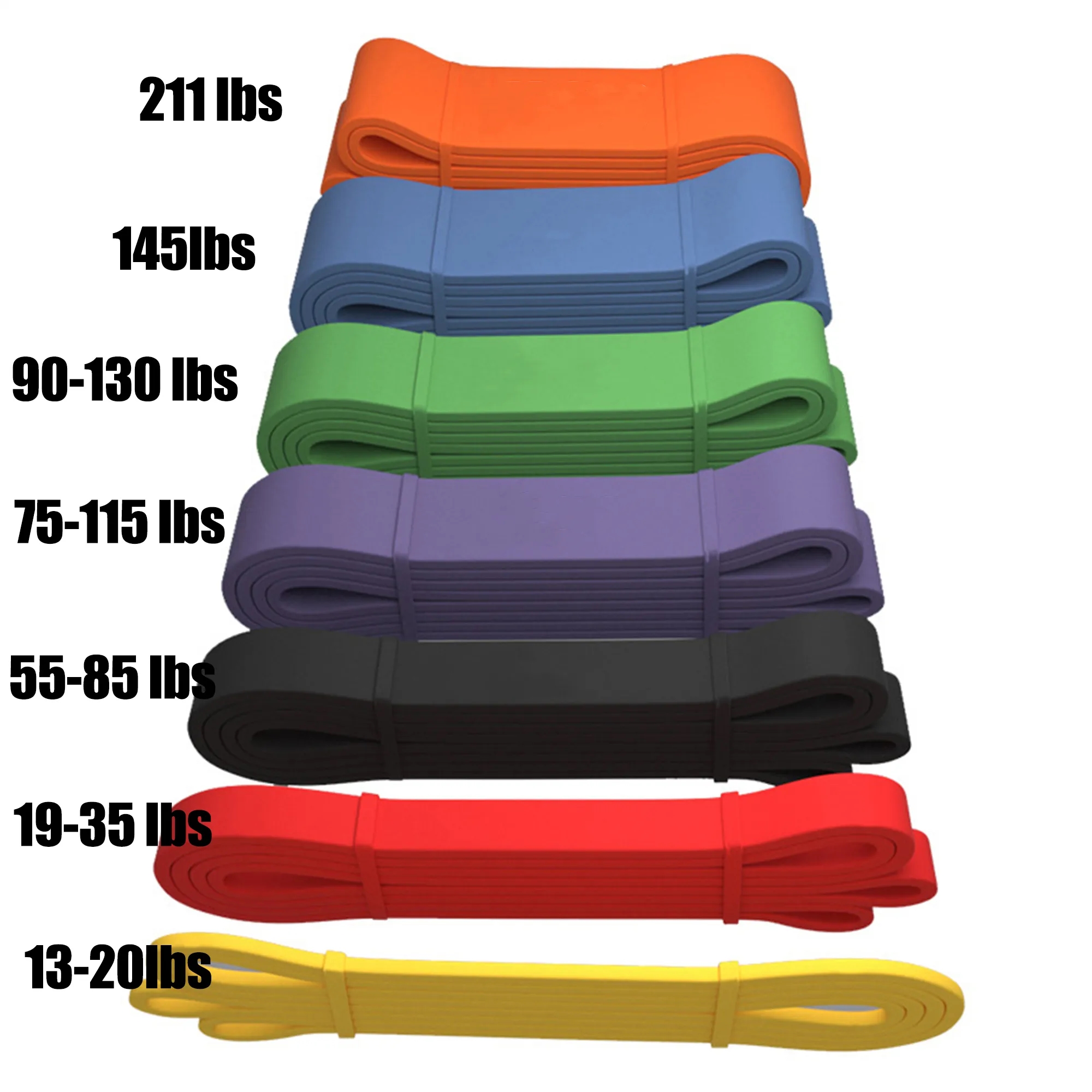 Yoga Resistance Tension Latex Pull Up Band 6