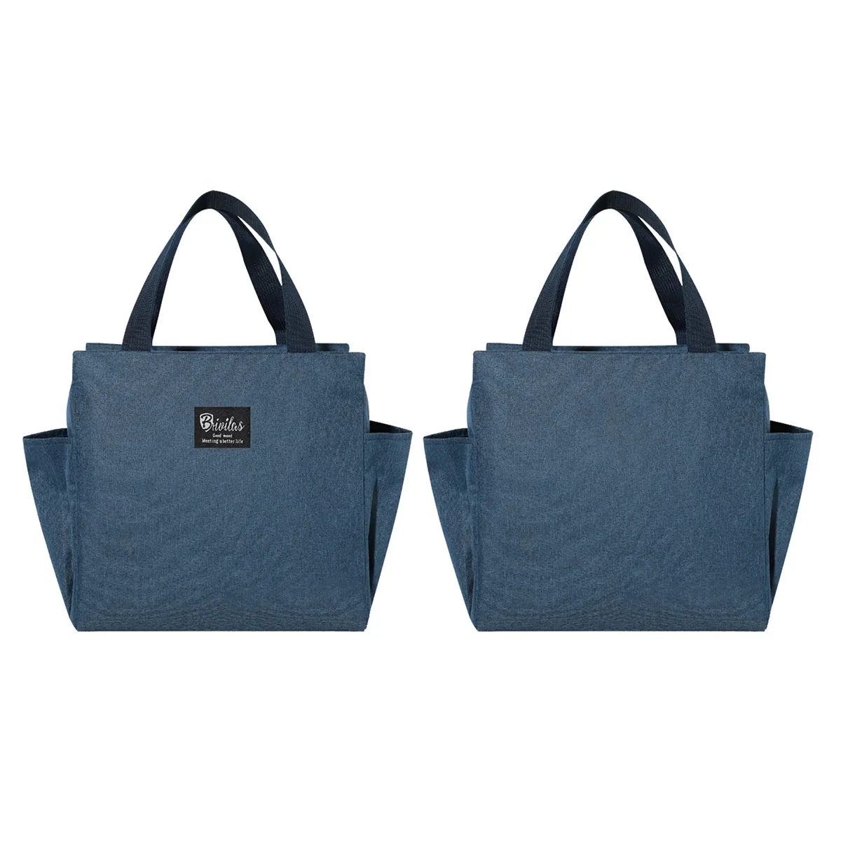 In Stock Custom Portable Reusable Tote Cooler Lunch Bags 8