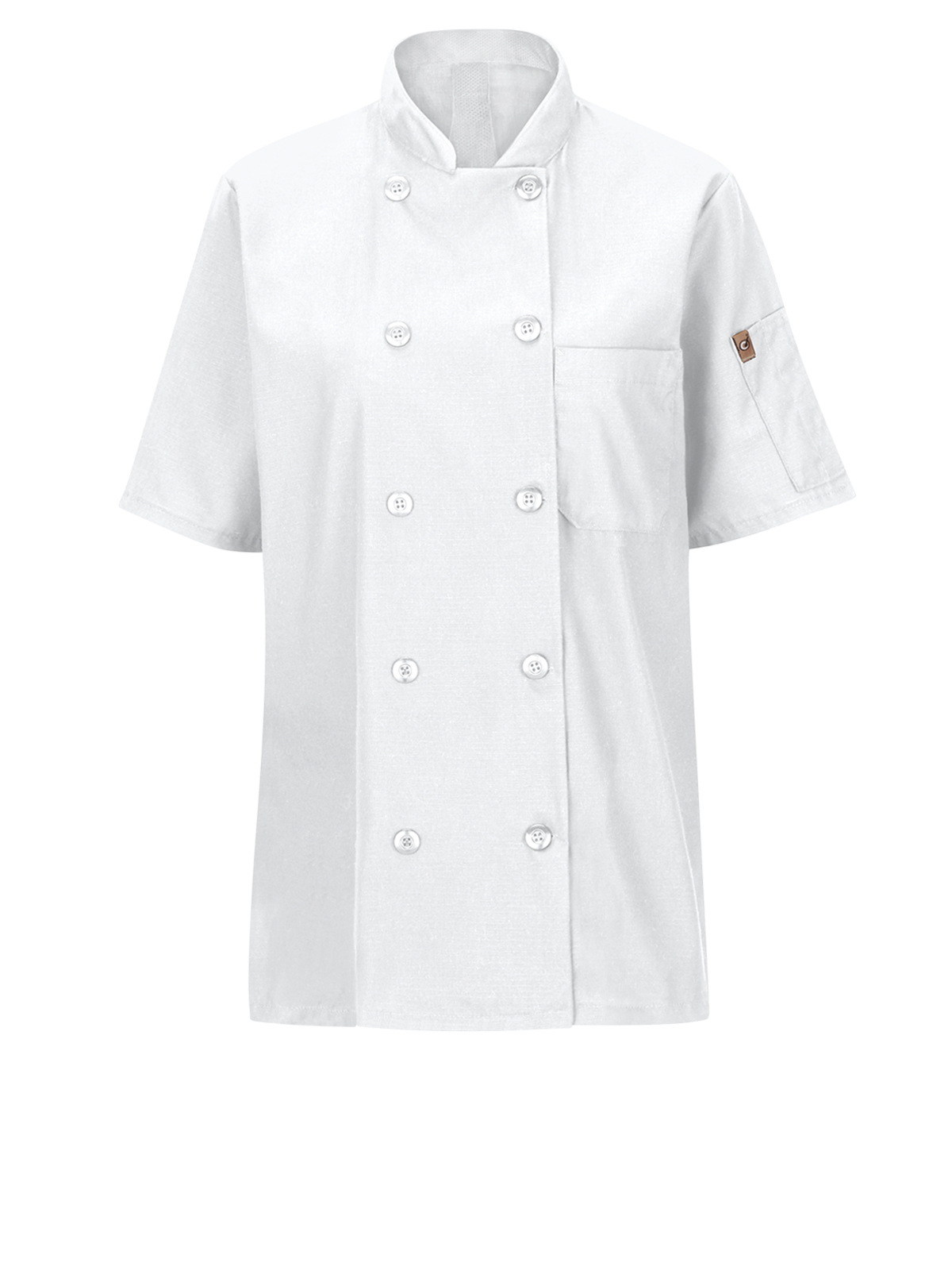 Red Kap Culinary - Women's Short Sleeve 28.5" Chef Coat with OilBlok + MIMIX™ 9