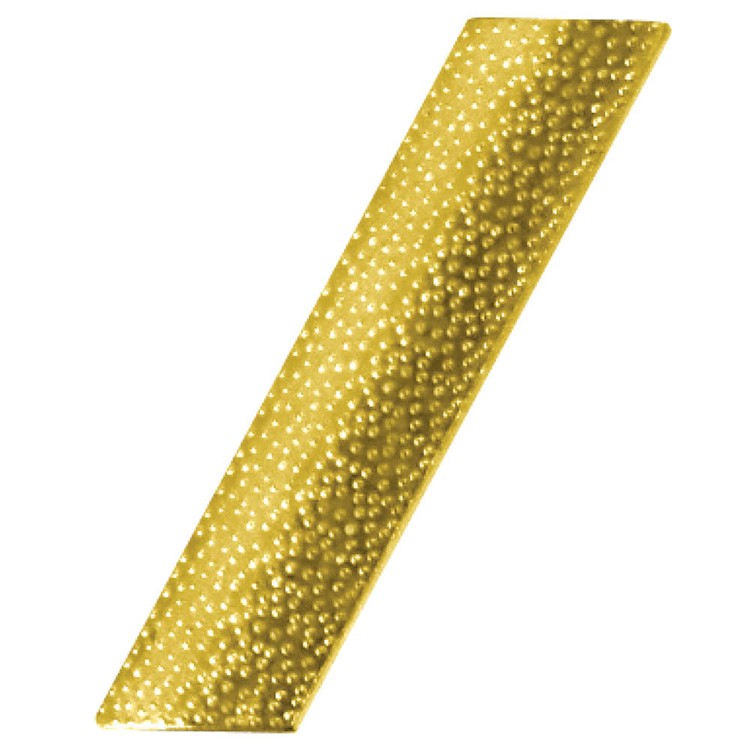 Large Service Bar (no border) Bright Gold Chenille Lapel Pin