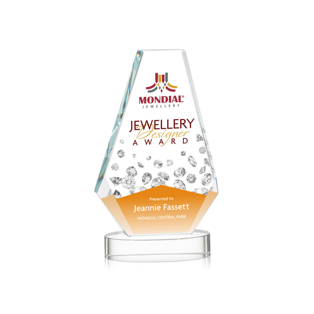 Kingsley VividPrint™ Award on Alberton Base - Clear