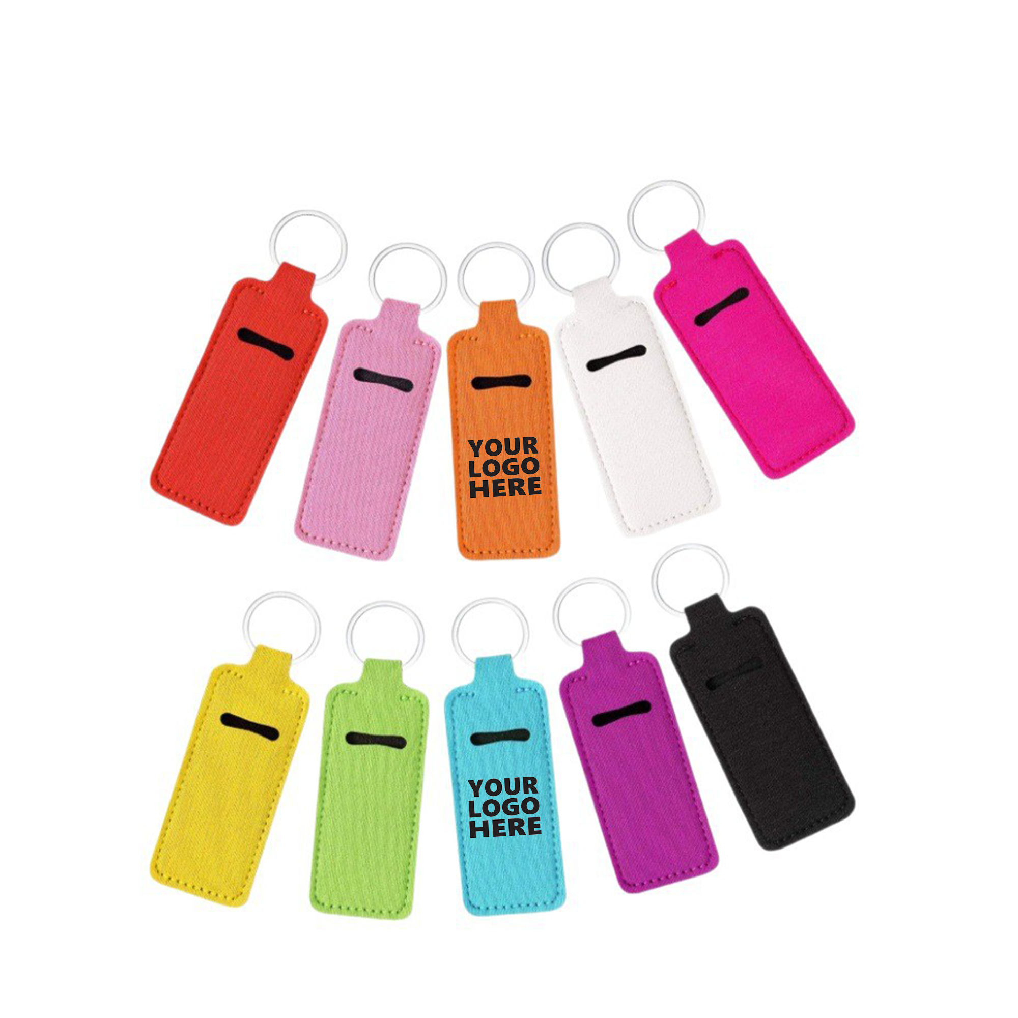 Custom Portable Outdoor Lipstick Caser With Keychain 1