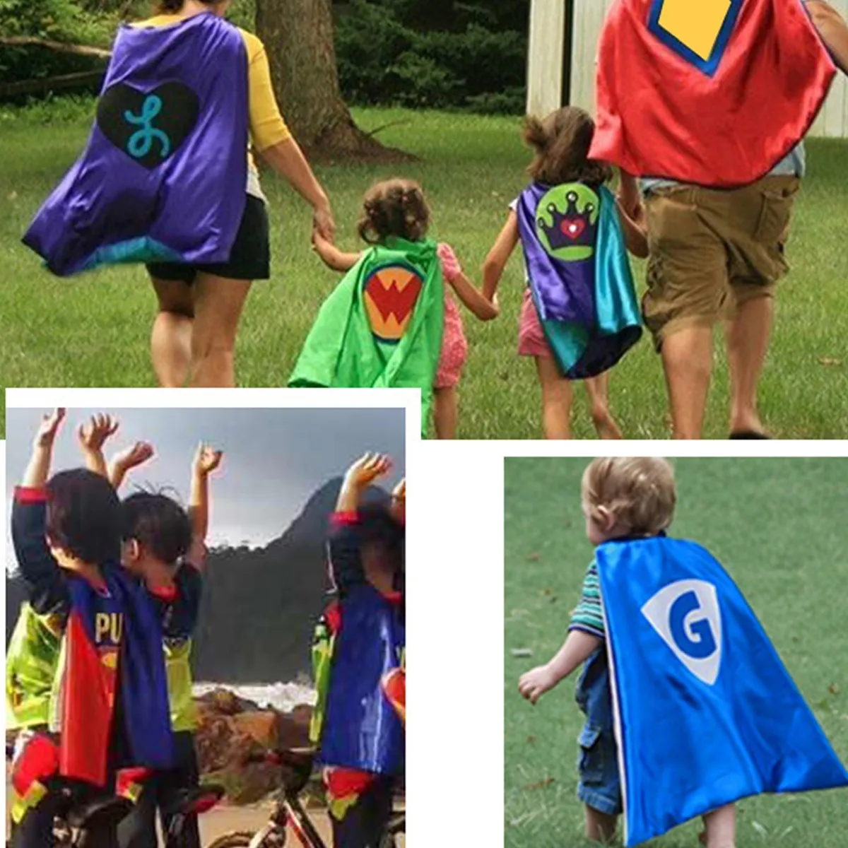 Kids Superhero Cape And Mask Set for Party & Costume Event 2