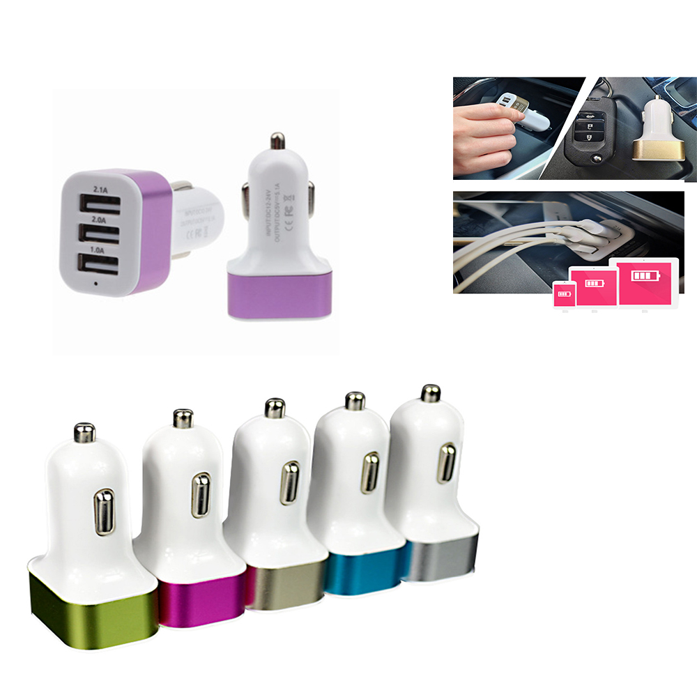 3 Port USB Car Charger 2