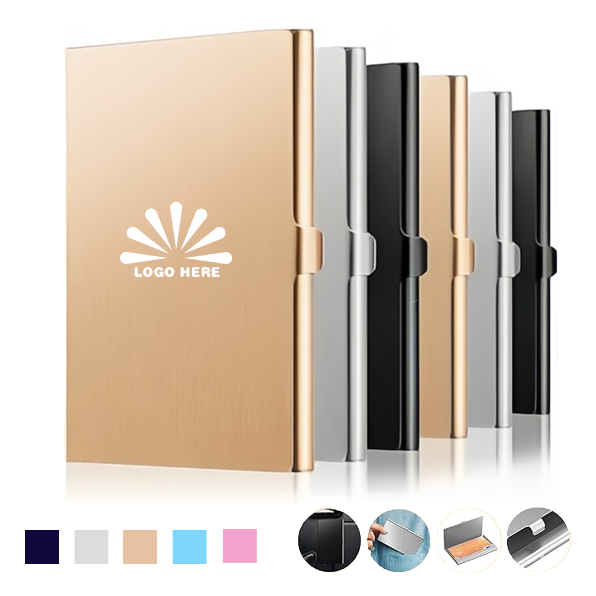 Aluminum Alloy Business Card Case 2