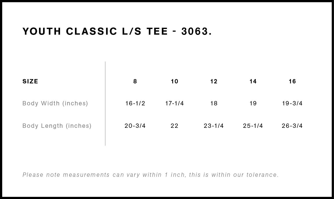 Youth Classic L/S Tee | 3063 25