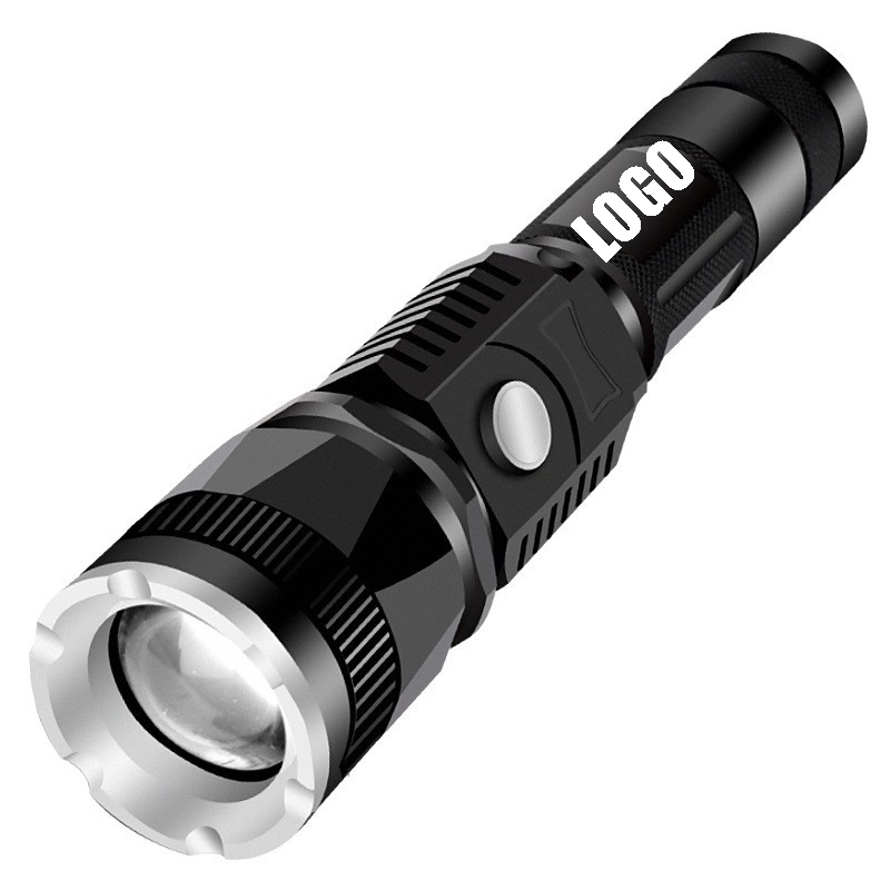 Custom Rechargeable Zoomable Flashlights 3