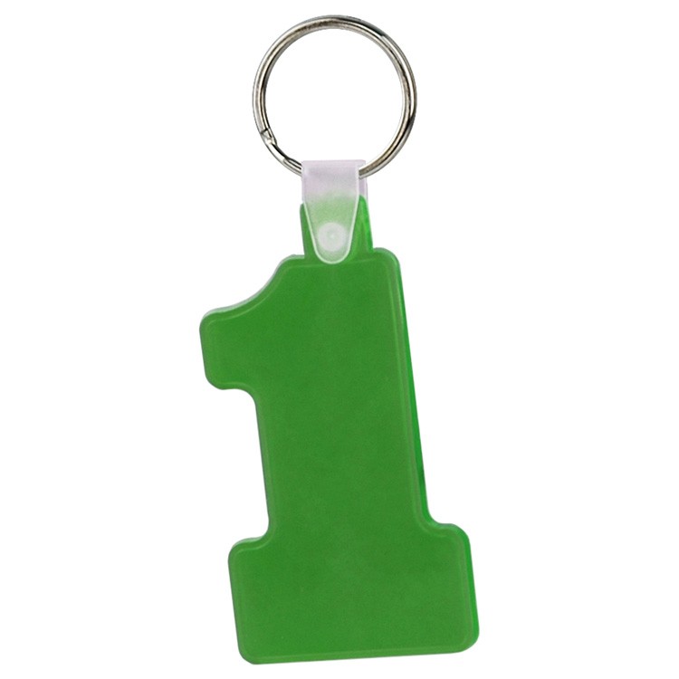 Soft Squeezable Key Tag (Number 1) 4