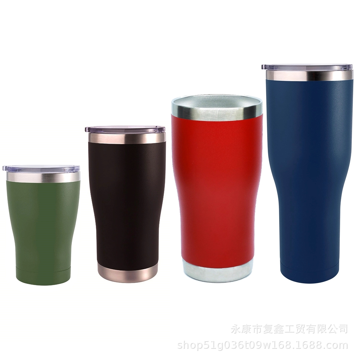 12 20 30 40oz Stainless Steel Vacuum Insulated Car Tumbler 4