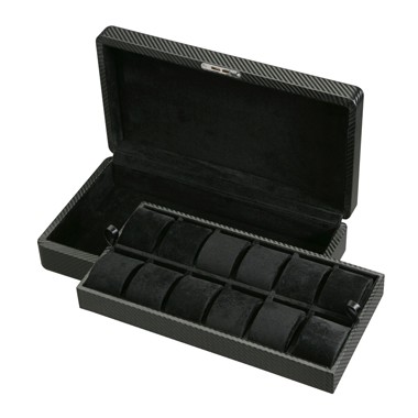 Carbon Fiber 12 Watch Case - Solid Top 2