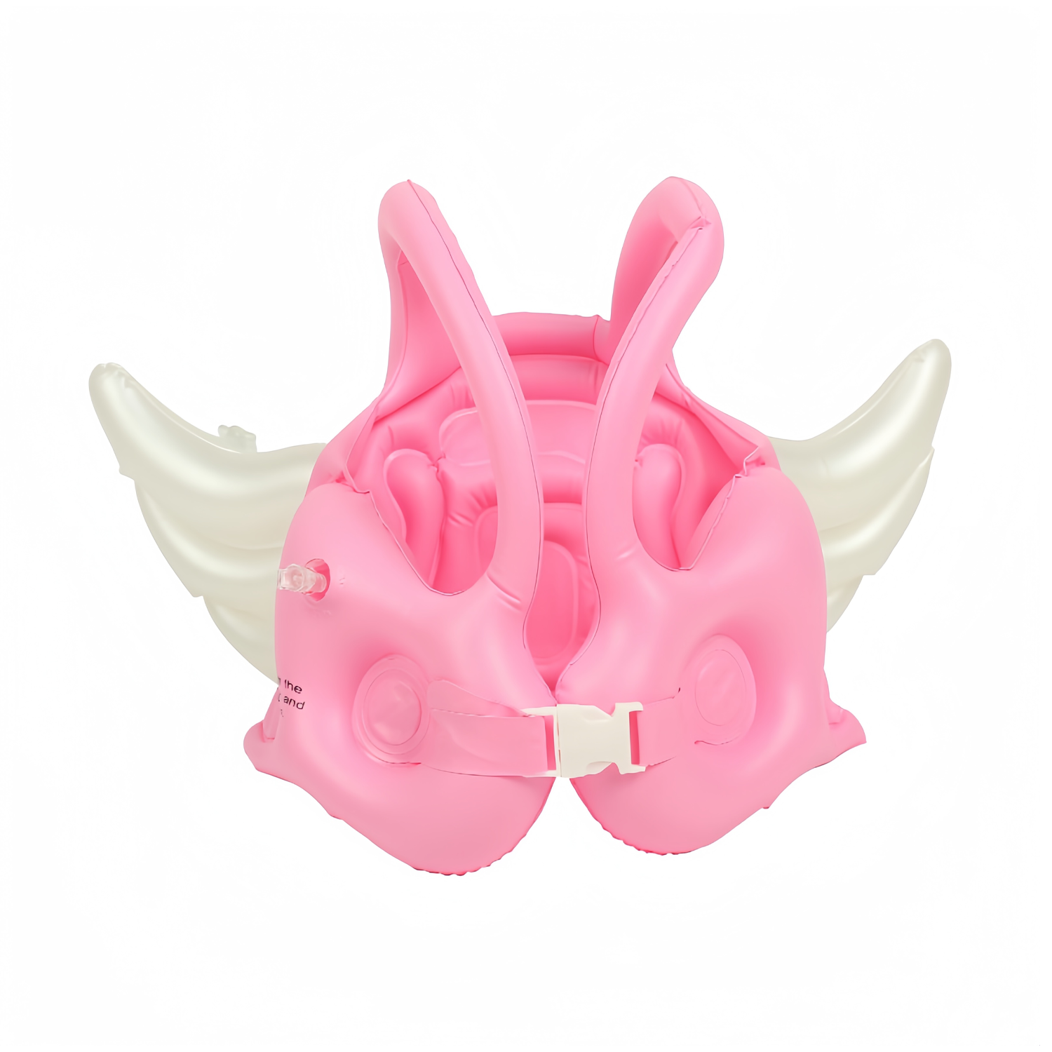 Children's cherub wings inflatable vest swimsuit 4