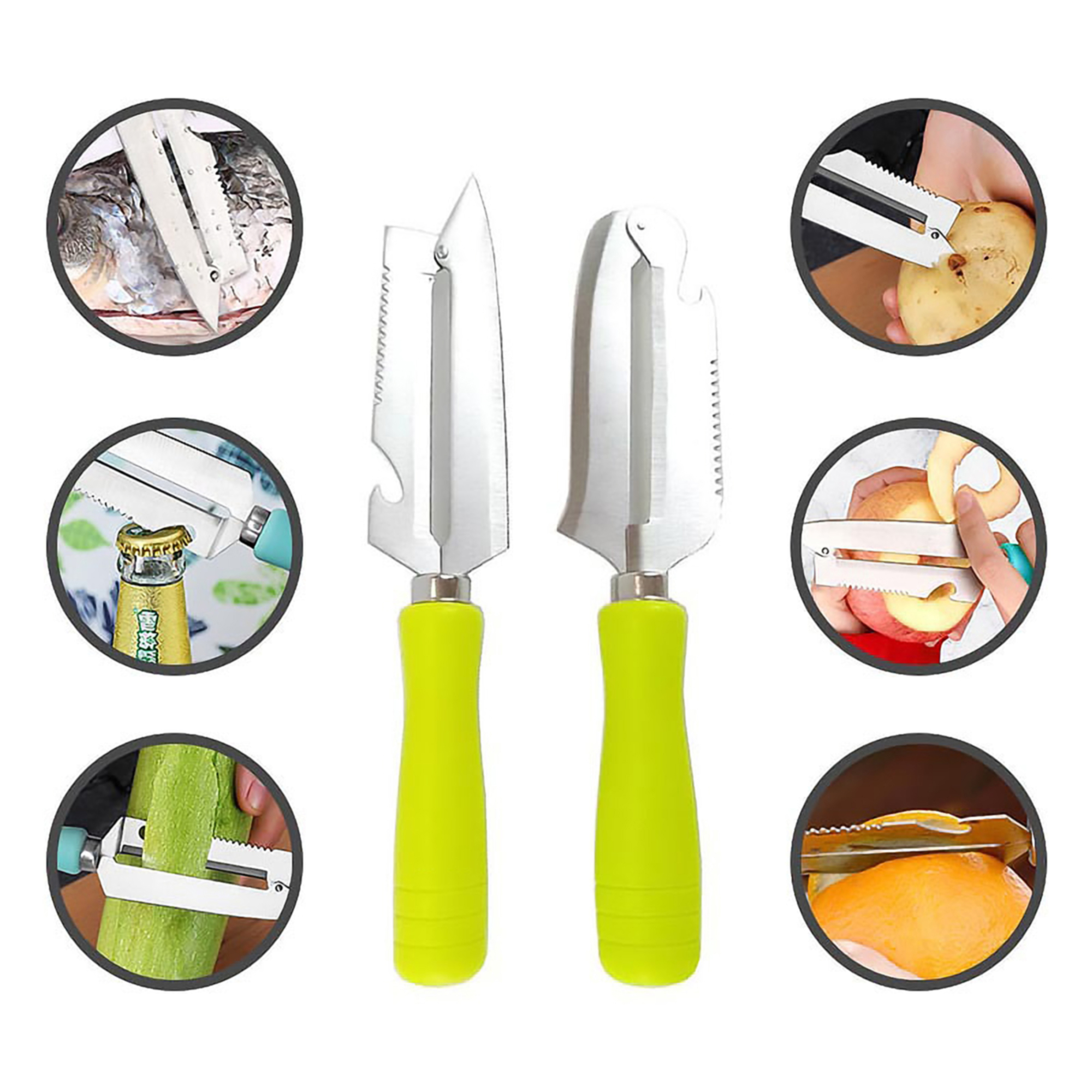 Triple Action Vegetable and Fruit Peeler 3