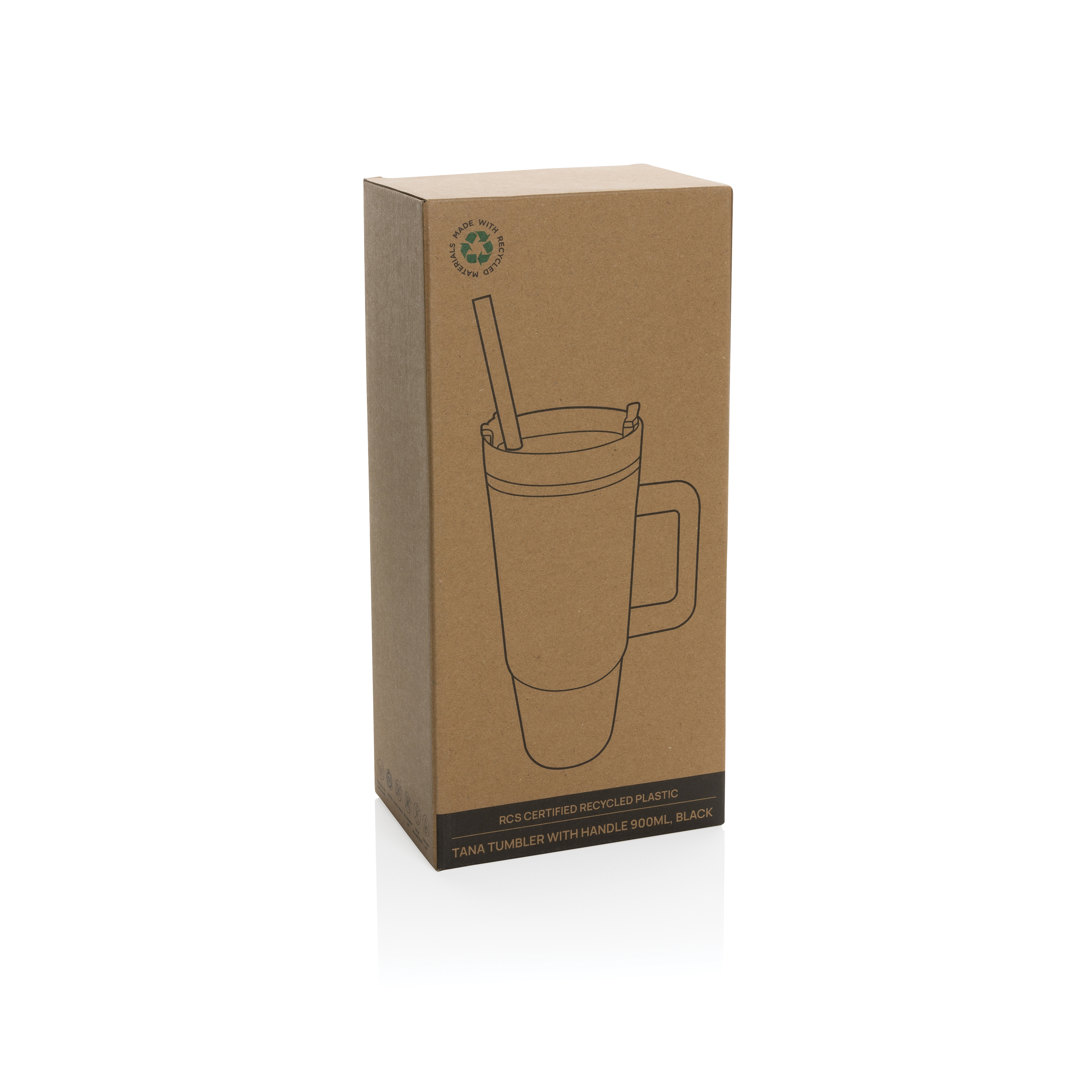 Tana Plastic Tumbler with Handle 900ML 5