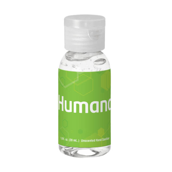 1 oz. Clear Sanitizer in Round Bottle 6