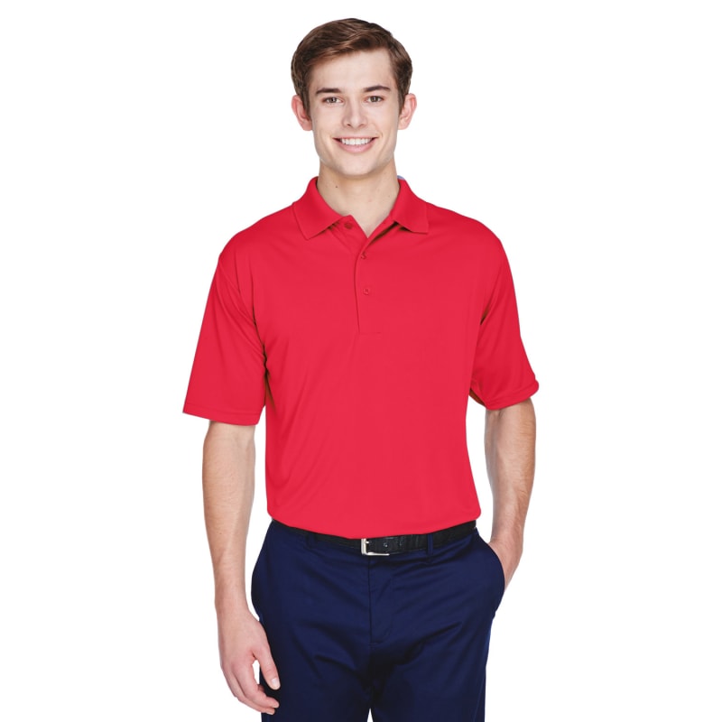 UltraClub Men's Cool & Dry 8-Star Elite Performance Interlock Polo 19