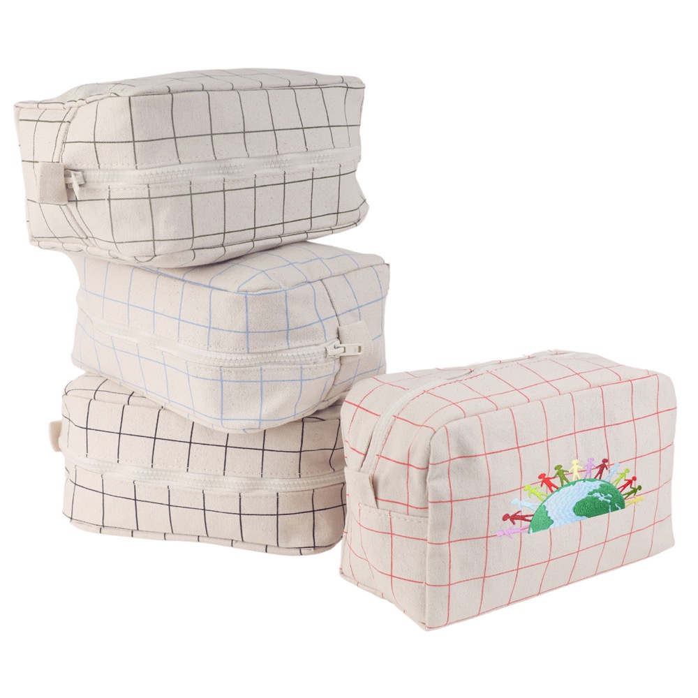 15 Oz. Canvas Travel Kit Windowpane Plaid 7