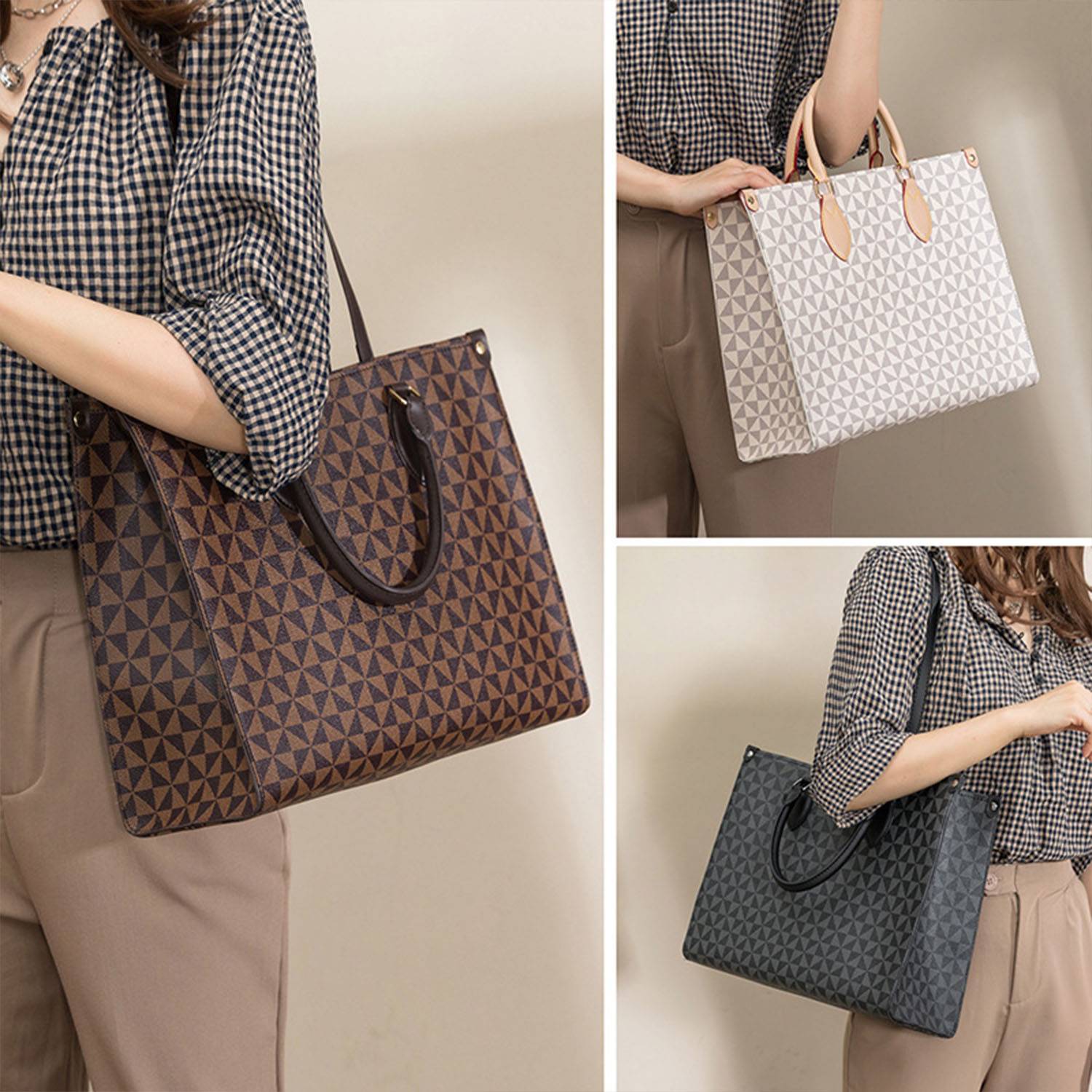 PU new high capacity tote bag 6