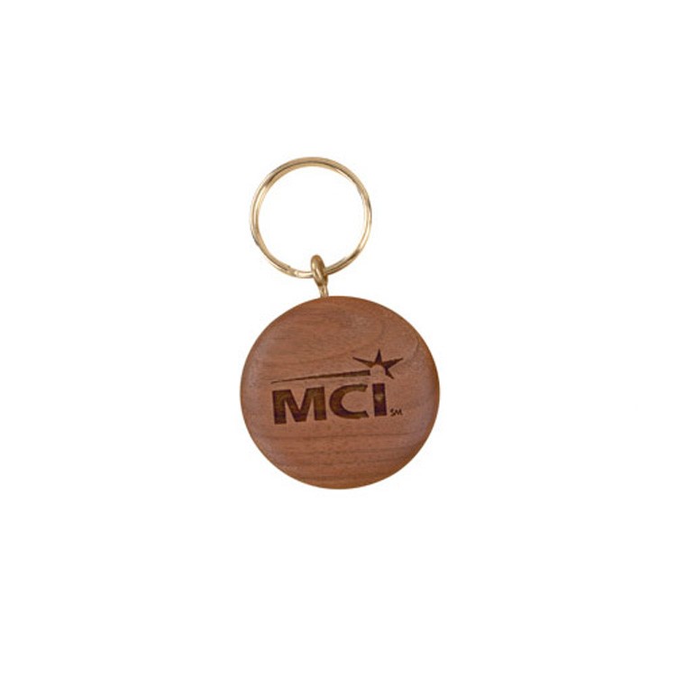 Walnut Key Fob with Laser Engraving 1