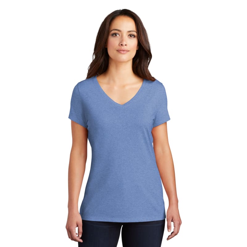 District Women's Perfect Tri V-Neck Tee. 79