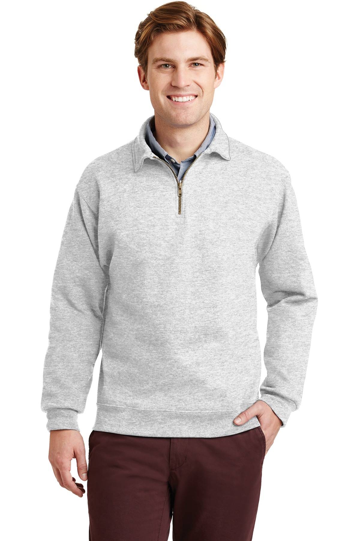 Jerzees Super Sweats NuBlend - 1/4-Zip Sweatshirt with Cadet Collar. 4528M 25