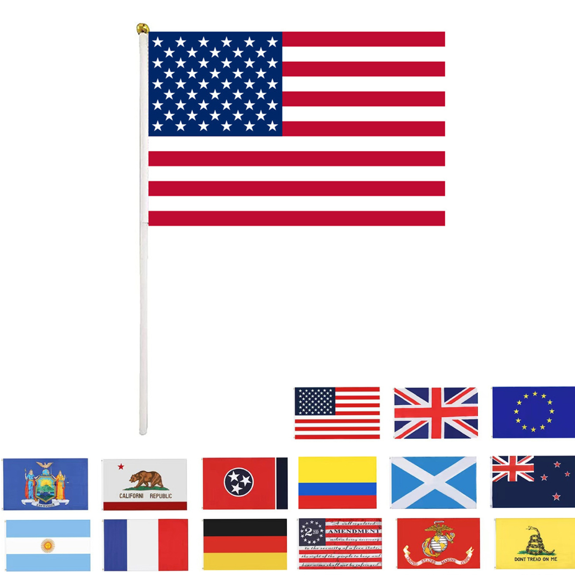 American Pride Hand Wave Flag 2