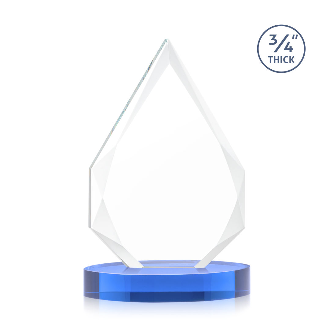 Hawthorne VividPrint™ Award on Alberton Base - Sky Blue 4