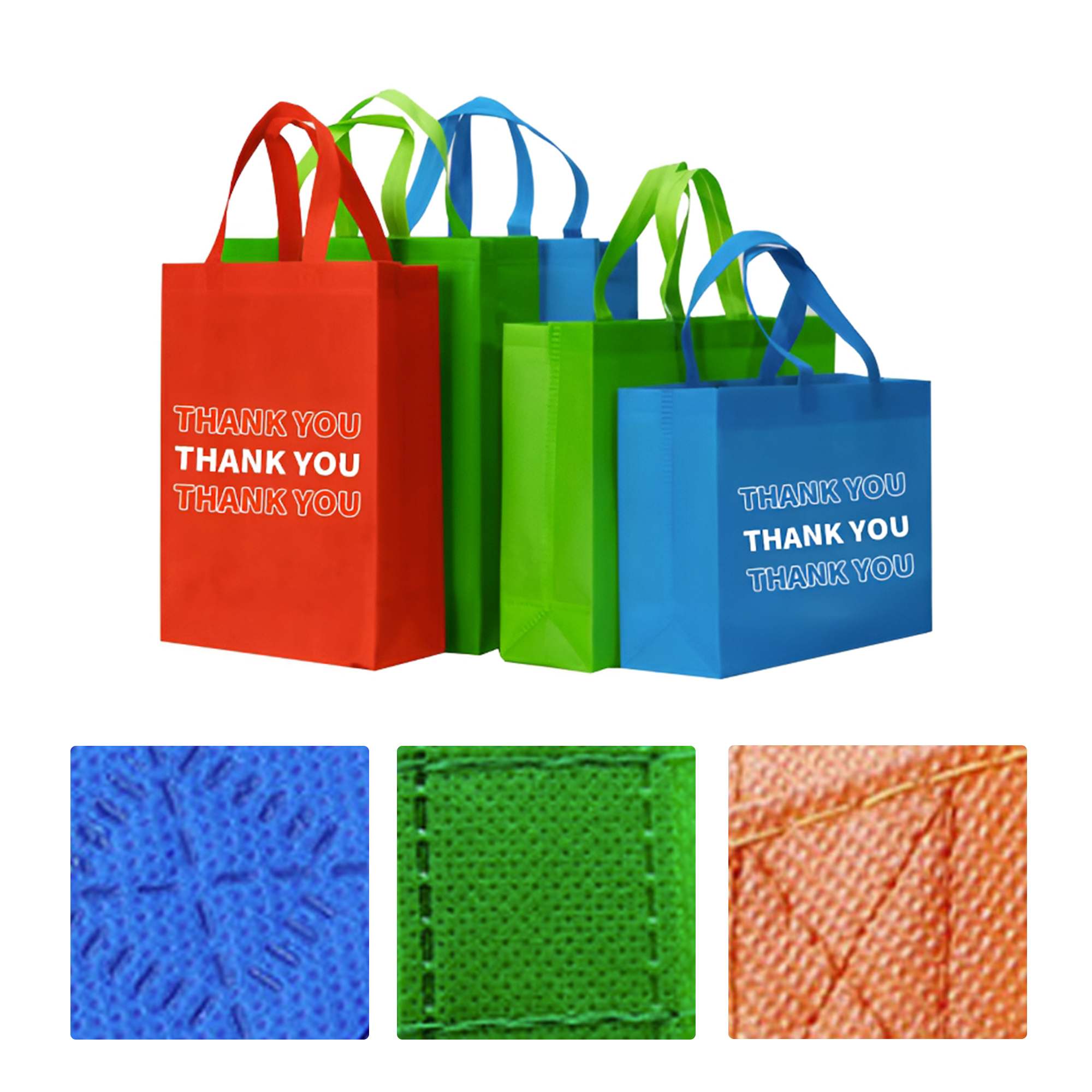 MOQ 50 Custom Non-Woven Tote Bag Blank Eco-Friendly Promotional Gift 1