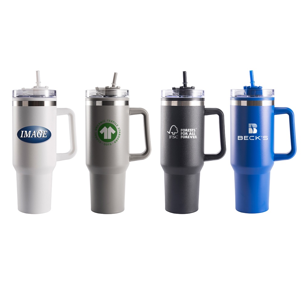 40oz. S/S Double Wall Tumbler with Plastic Liner 9